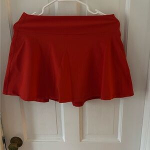 J. Crew Red Circle Skirt